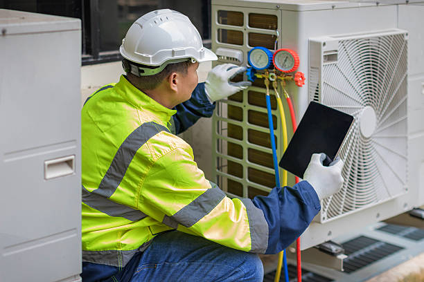 Professional Ductwork Repair technician working in Lederach, PA